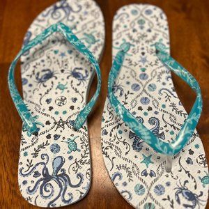 Brand New Vera Bradley Flip Flops